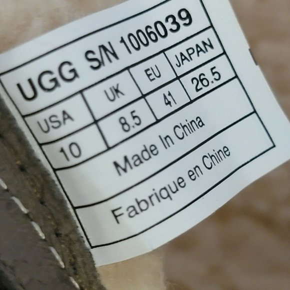 UGG Womens Blayre II Lush Shearling Genuine Cuff Suede Boots Zipper 1006039 10 - Picture 6 of 16